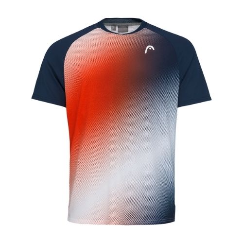 Se Head Perf T-shirt Tangerine hos Padelshoppen.com